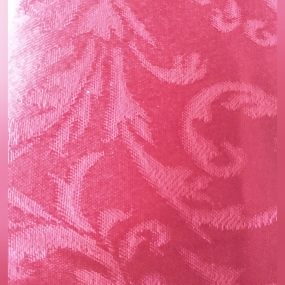 Fancy Burgundy Holiday Napkins (8) - Picture 2 of 4